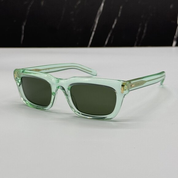 NEW GUCCI SUNGLASSES GG1524S 004 GREEN UNISEX EYEWEAR - Picture 2 of 8